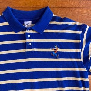 The Disney Store Goofy Striped Polo